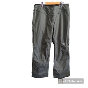 Black Dot Grey Water and Wind Resistant Snow Pants Women's Size XL NWOT